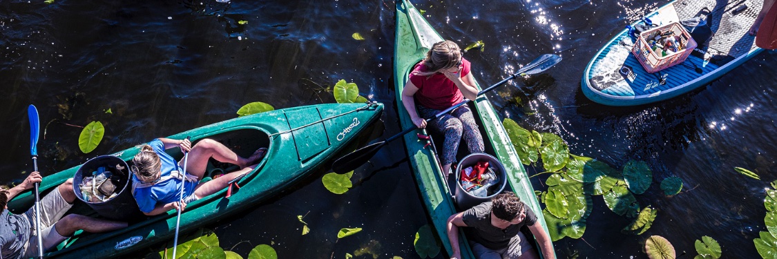 Plastic Spotter / De Grachtwacht banner