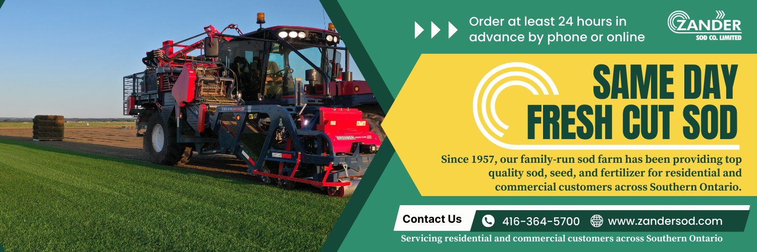 Zander Sod banner