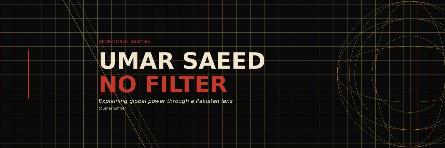 Umar Saeed | No Filter banner