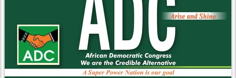 African Democratic Congress's banner