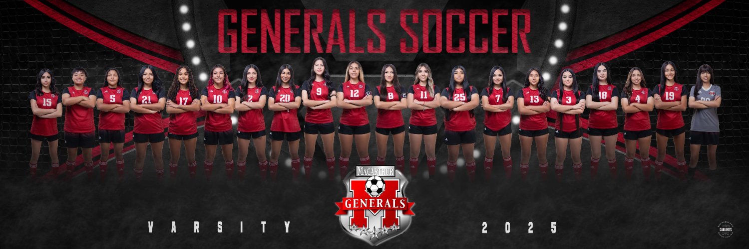 MacArthur Generals Girls Soccer banner