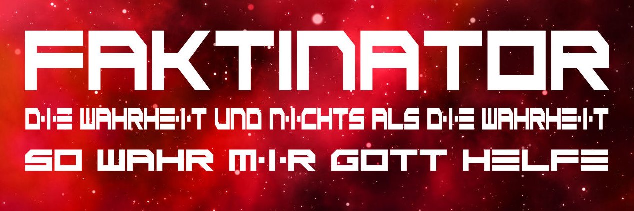 Faktinator banner