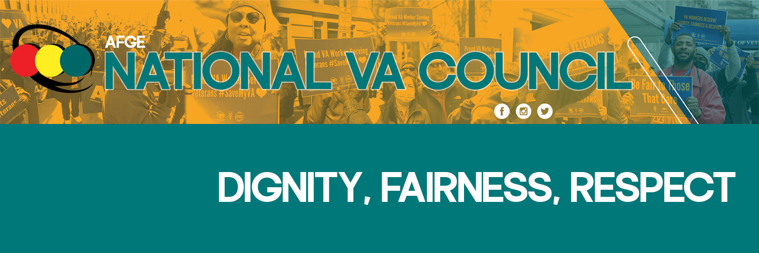 AFGE National VA Council banner
