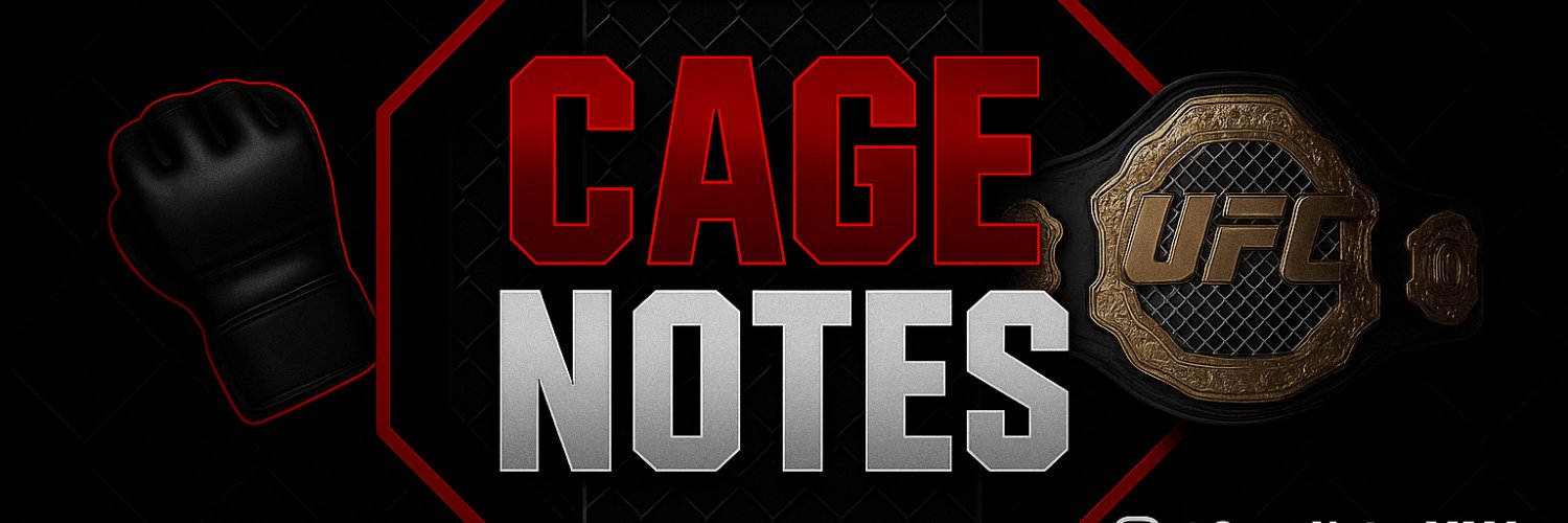 Cage Notes MMA banner