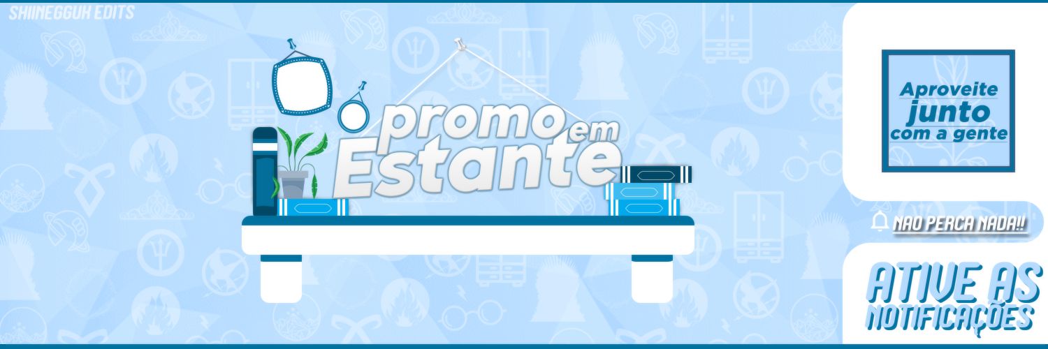 Promo em Estante 📚💙 banner