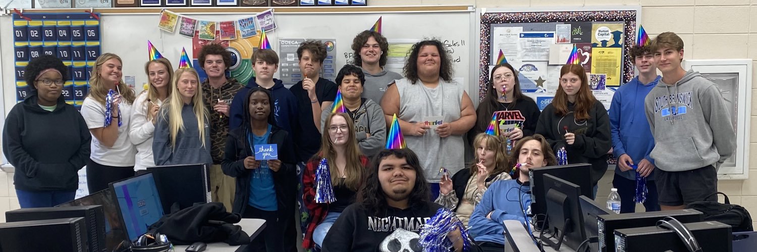 South Brunswick DECA banner