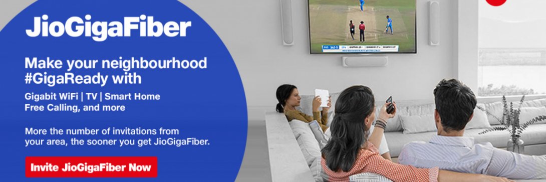 Jio Fiber banner