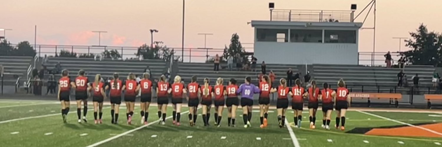 Lady Apache Soccer banner