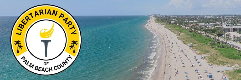Libertarian Party of Palm Beach County banner