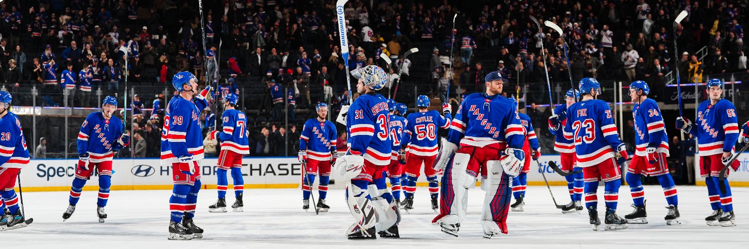 Rangers on MSG's banner