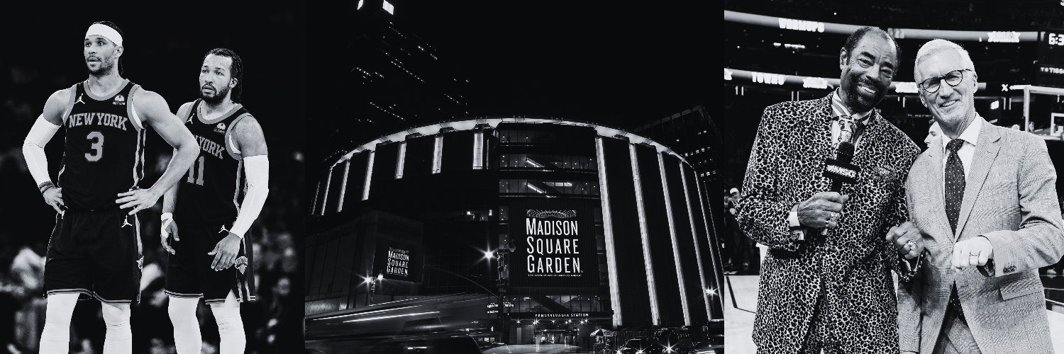 KNICKS ON MSG's banner