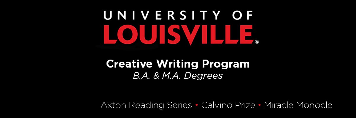 UofL Creative Writing banner
