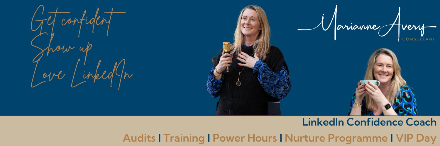 Marianne Avery | LinkedIn Coach banner