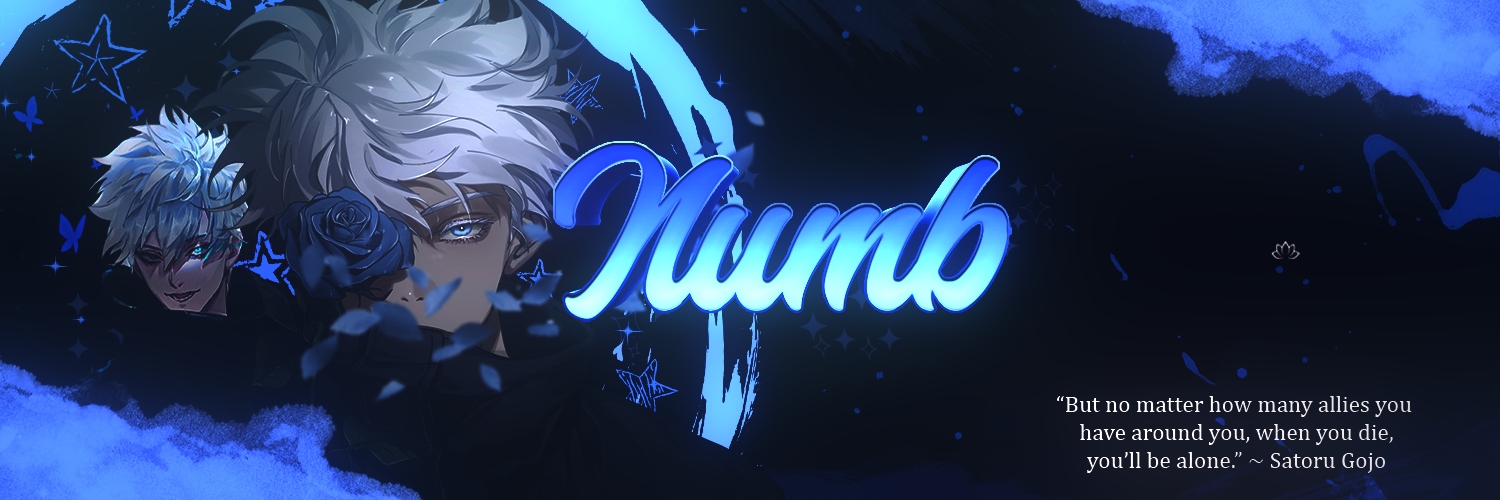 Numb banner