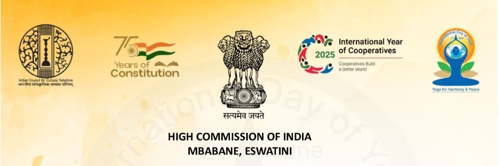 India in Eswatini's banner