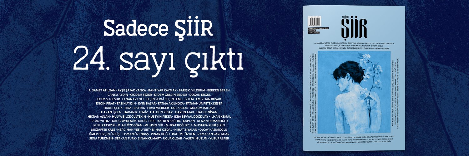 sadece Şiir banner