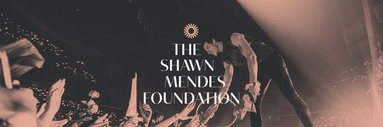 The Shawn Mendes Foundation's banner