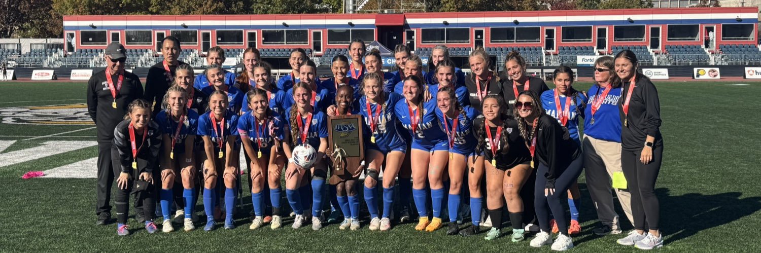 Marian Lady Knights Soccer's banner