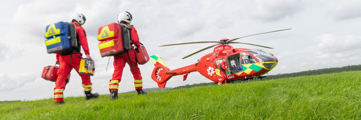 Thames Valley Air Ambulance's banner