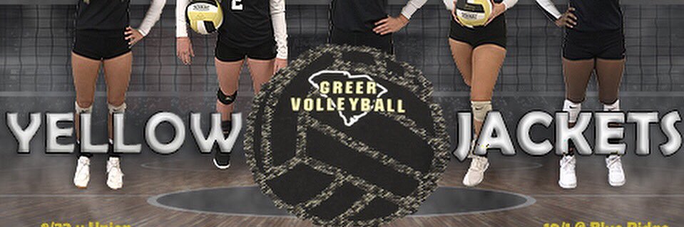 Greer High Volleyball🐝🏐 banner