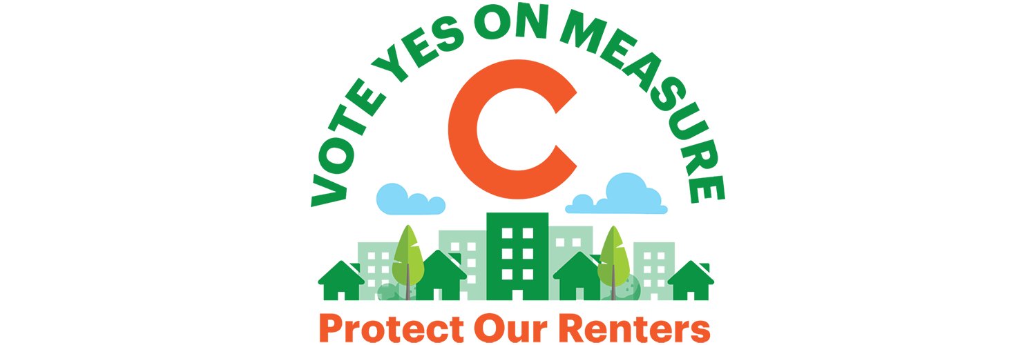 Yes on Measure C banner