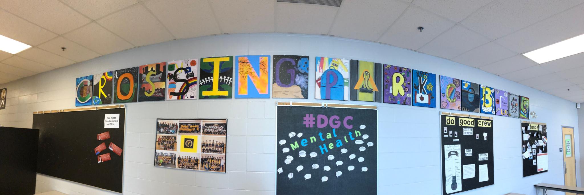 Crossing Park School banner