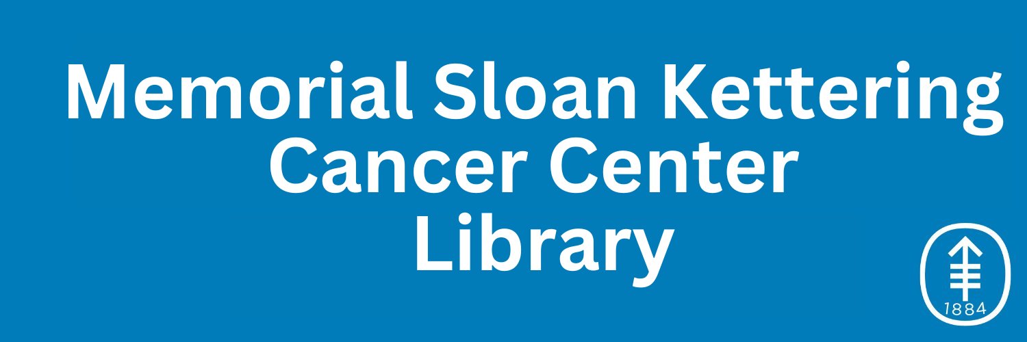 MSK Library's banner