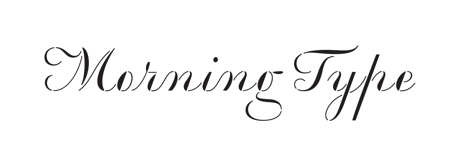 Morning Type's banner