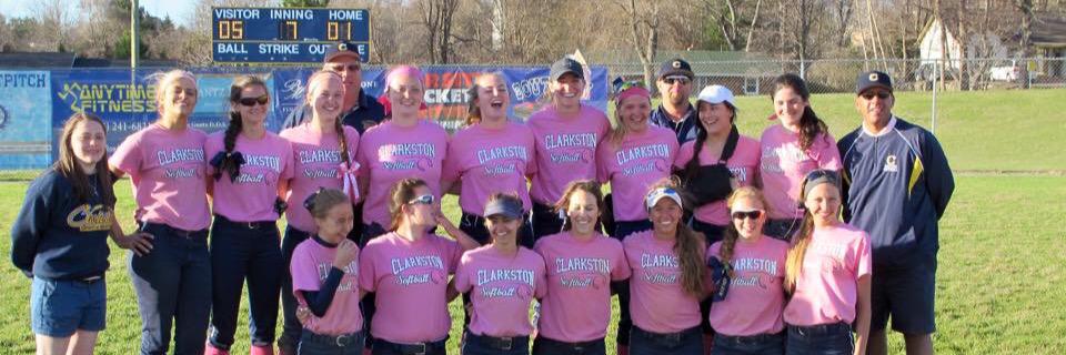 Clarkston Softball banner