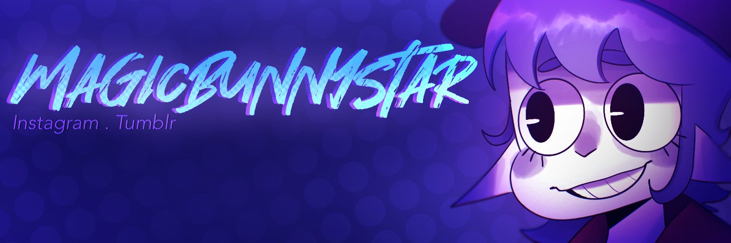 | MAGICBUNNYSTAR | (more active on Tumblr)'s banner