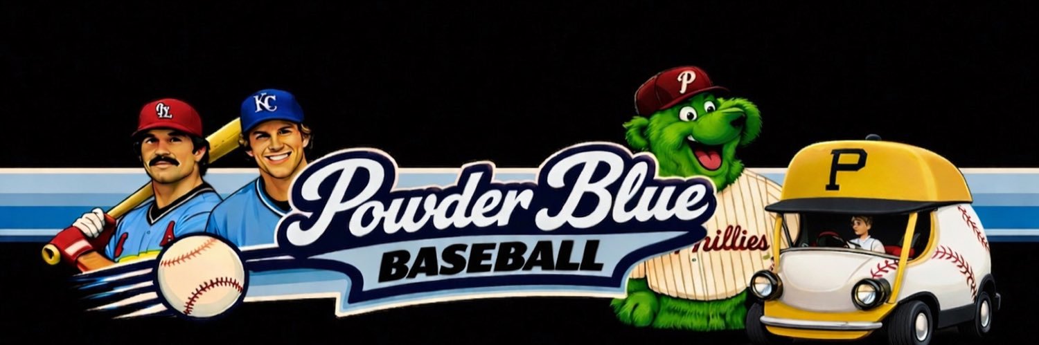 Powder Blue Baseball banner