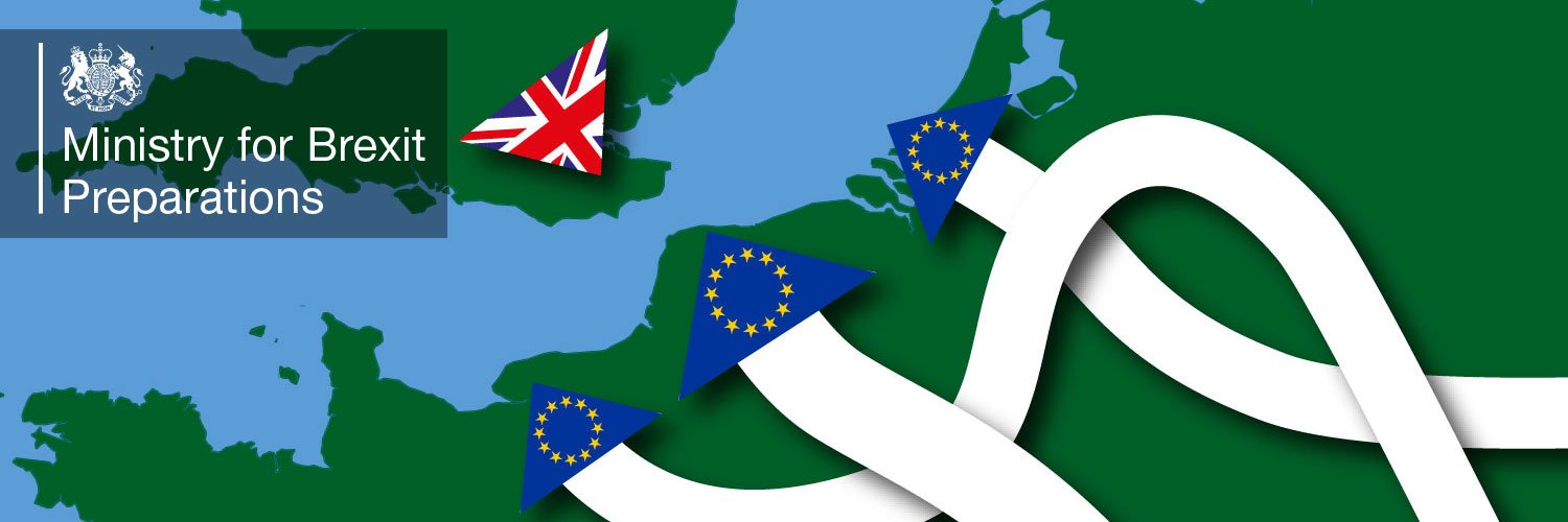 Ministry for Brexit Preparations banner