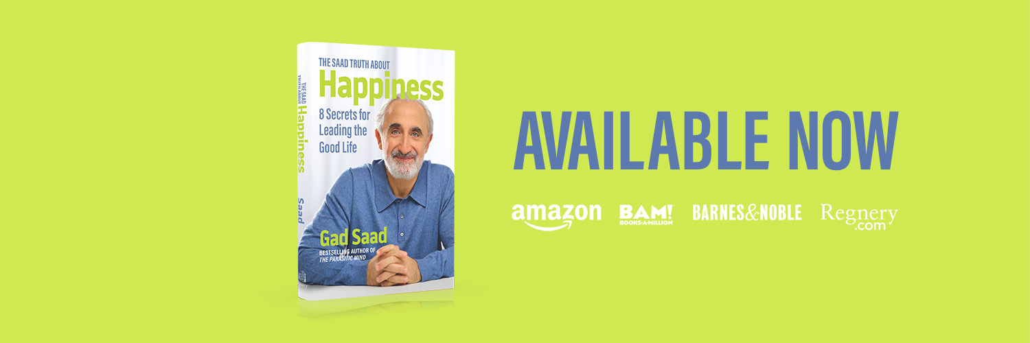 Gad Saad's banner