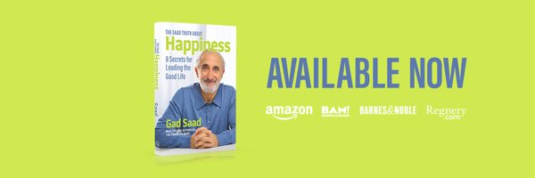 Gad Saad Profile Banner