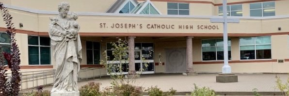 St. Joseph's Catholic High School banner