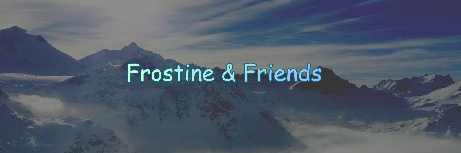 Frostine & Friends banner
