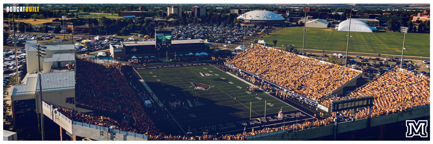 Montana State Football's banner