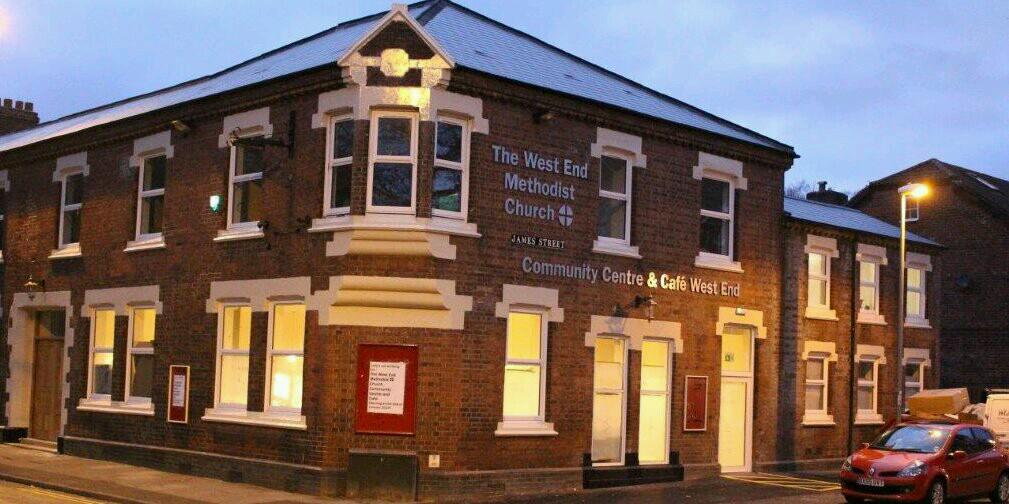 West End Methodist banner