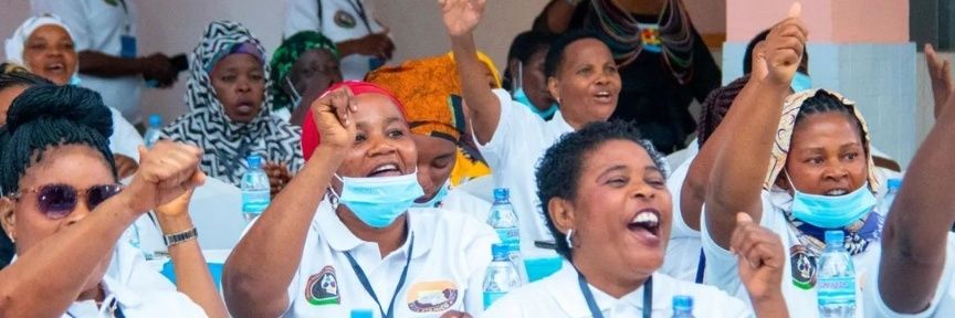 Tanzania Women Miners Association banner