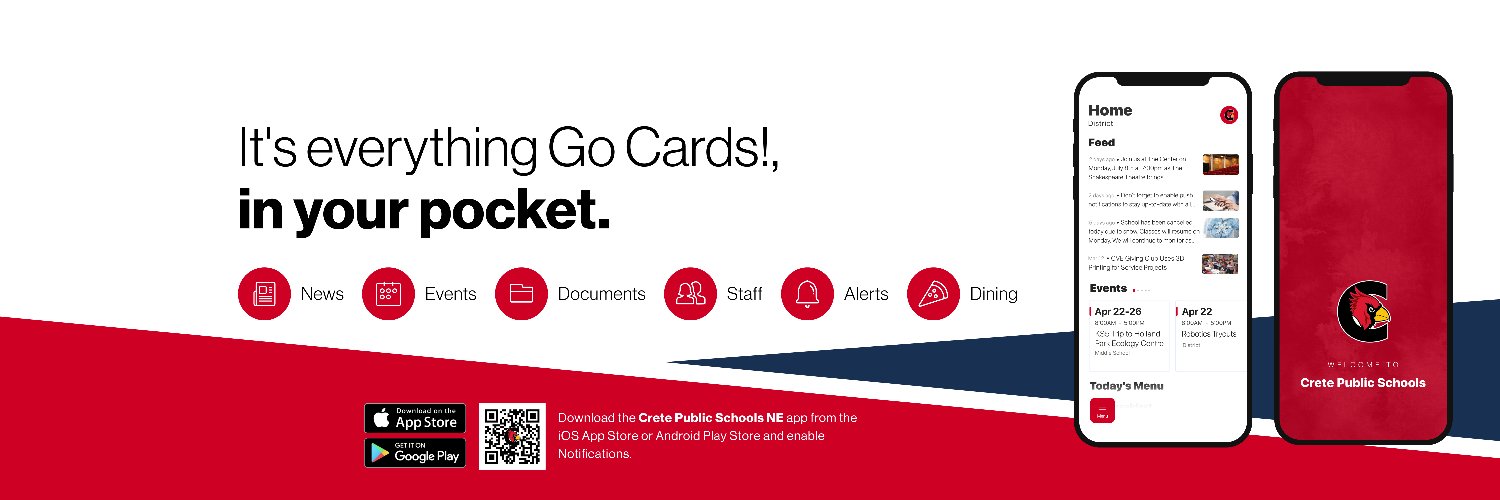 Crete Public Schools banner