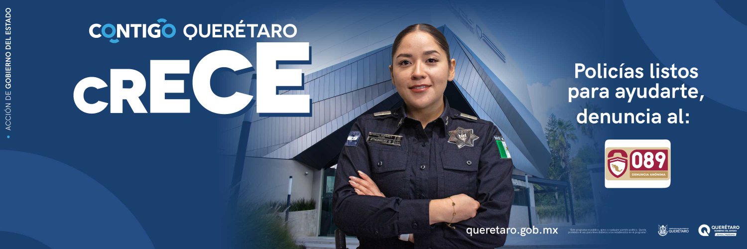 Secretaría de Seguridad Ciudadana de Querétaro banner