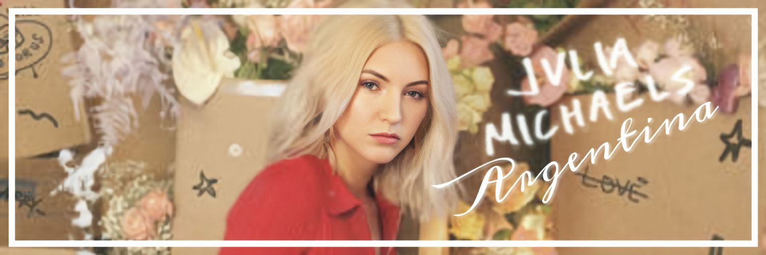 Julia Michaels Argentina banner