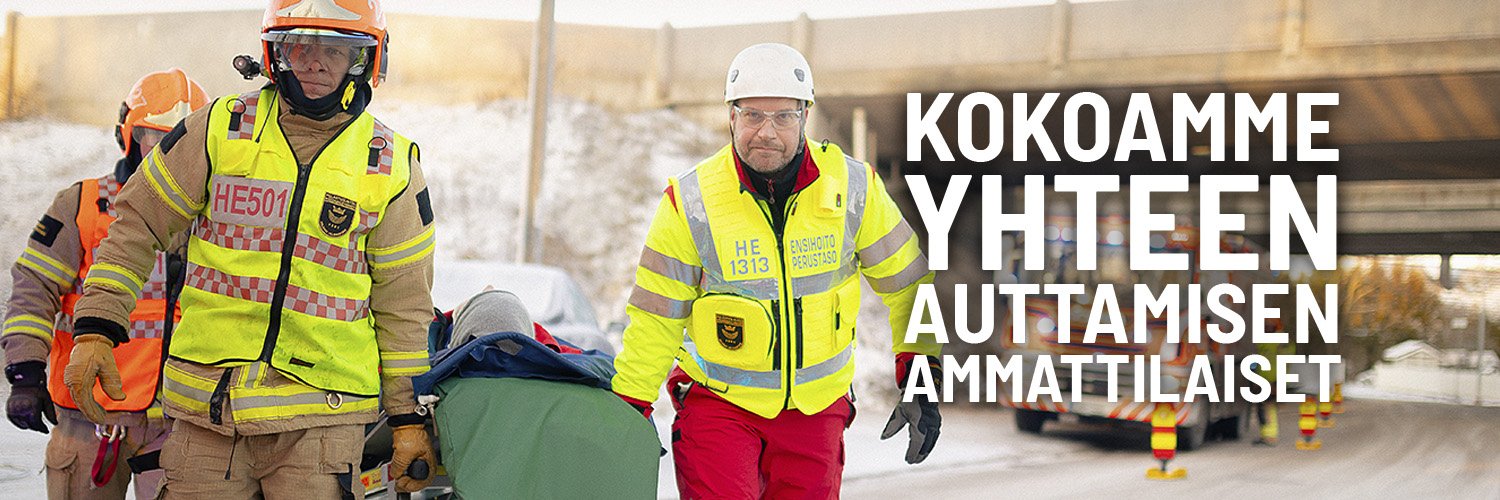 Suomen pelastusalan ammattilaiset SPAL banner