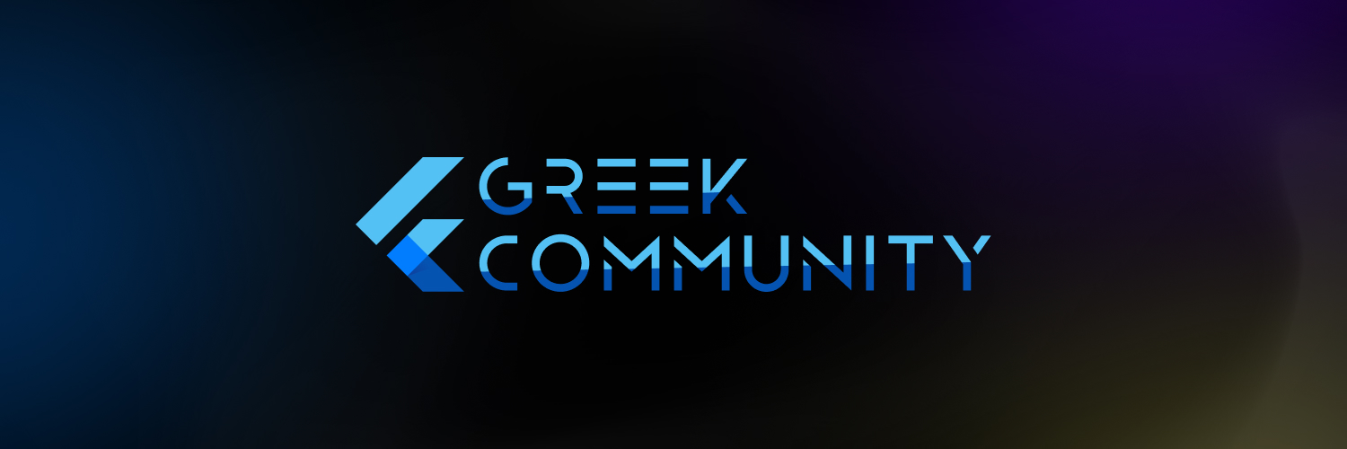 Flutter Greek Community banner
