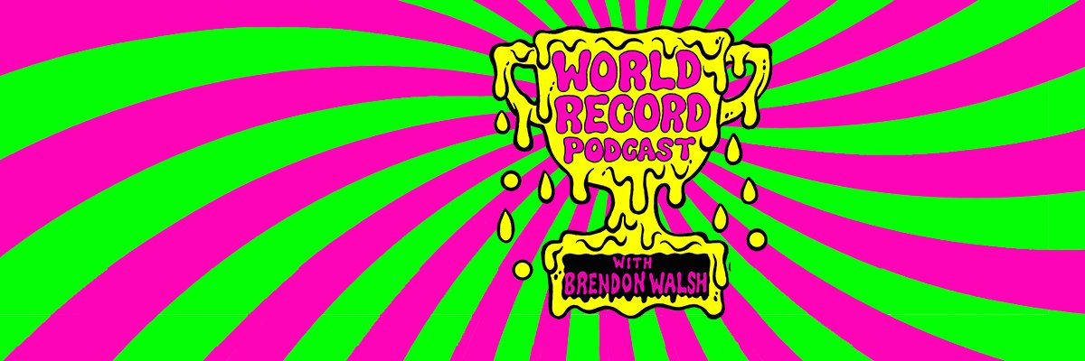 The World Record Podcast banner