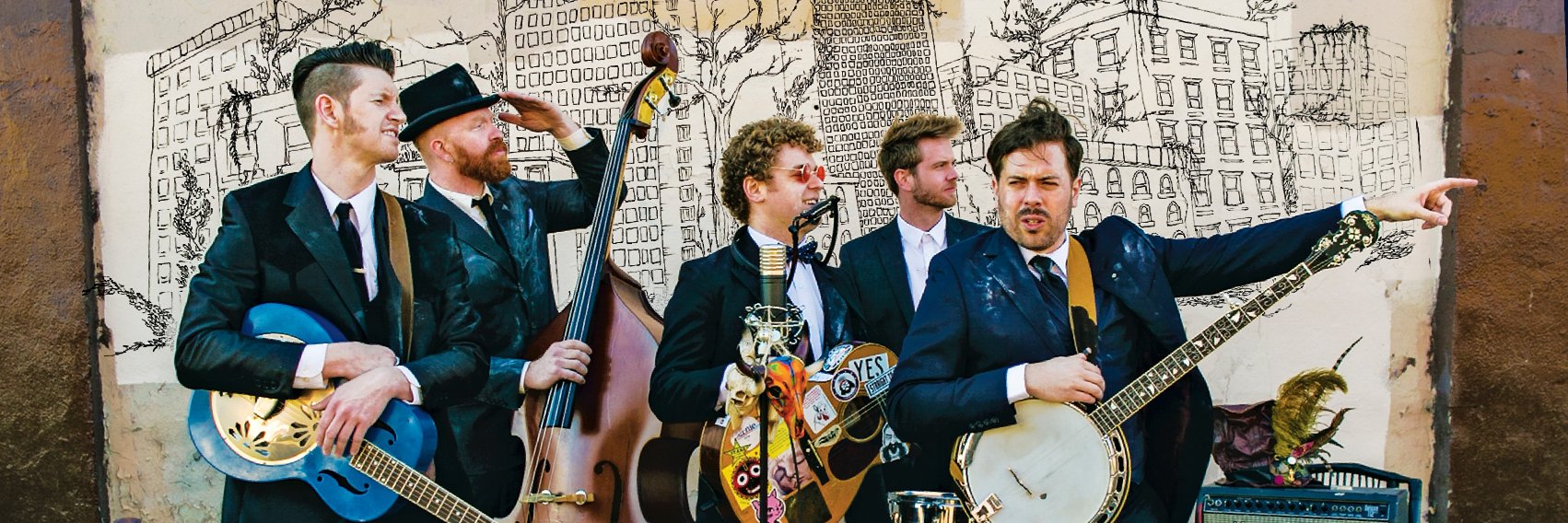 The Rusty Guns banner