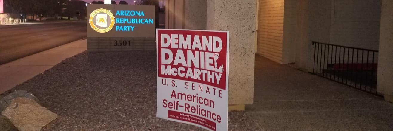 Daniel McCarthy for Arizona banner