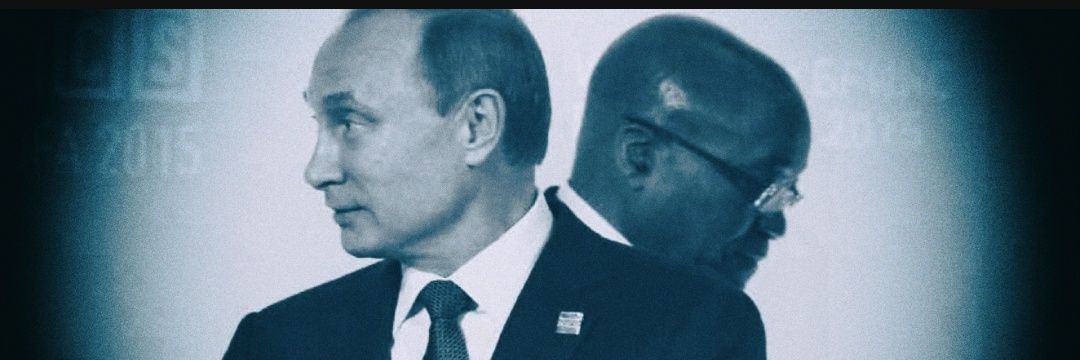 Jacob Gedleyihlekisa Trump banner