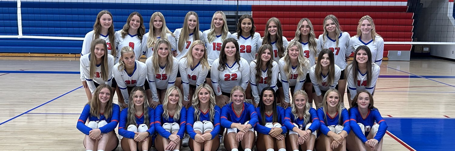 Russell Bronco Volleyball banner