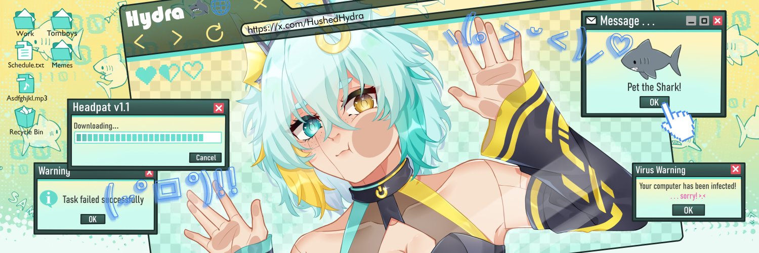 Hydra |🦈🌐| Cyber Shark Vtuber | banner